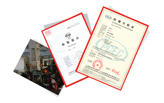 產(chǎn)品通過(guò)國(guó)家最高等級(jí)防爆認(rèn)證，<span>防護(hù)等級(jí)高達(dá)IP66/67</span>